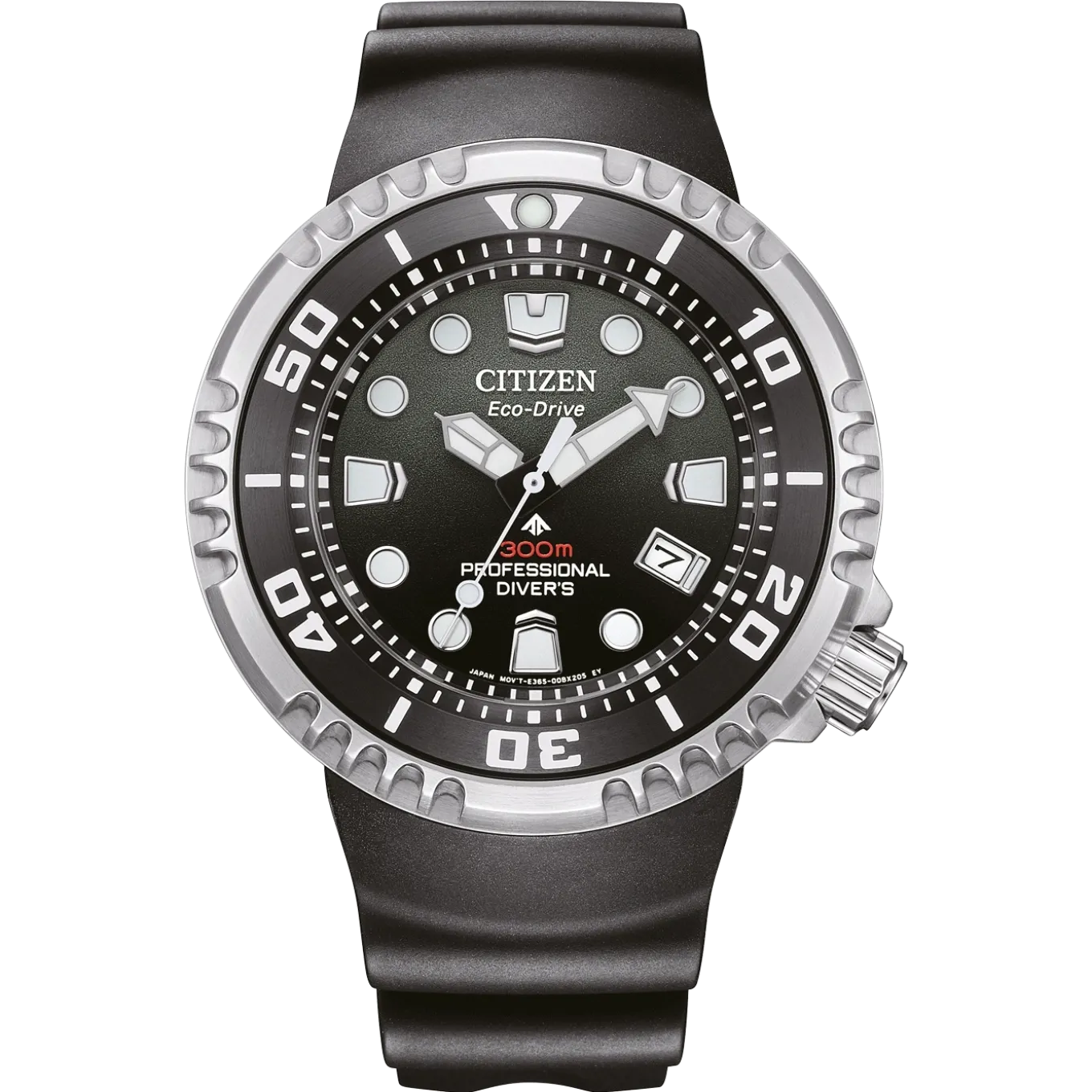 BN1024-01E Prof. Diver 300 Herren Gummiband (Urethan) | schwarz | ø 46mm