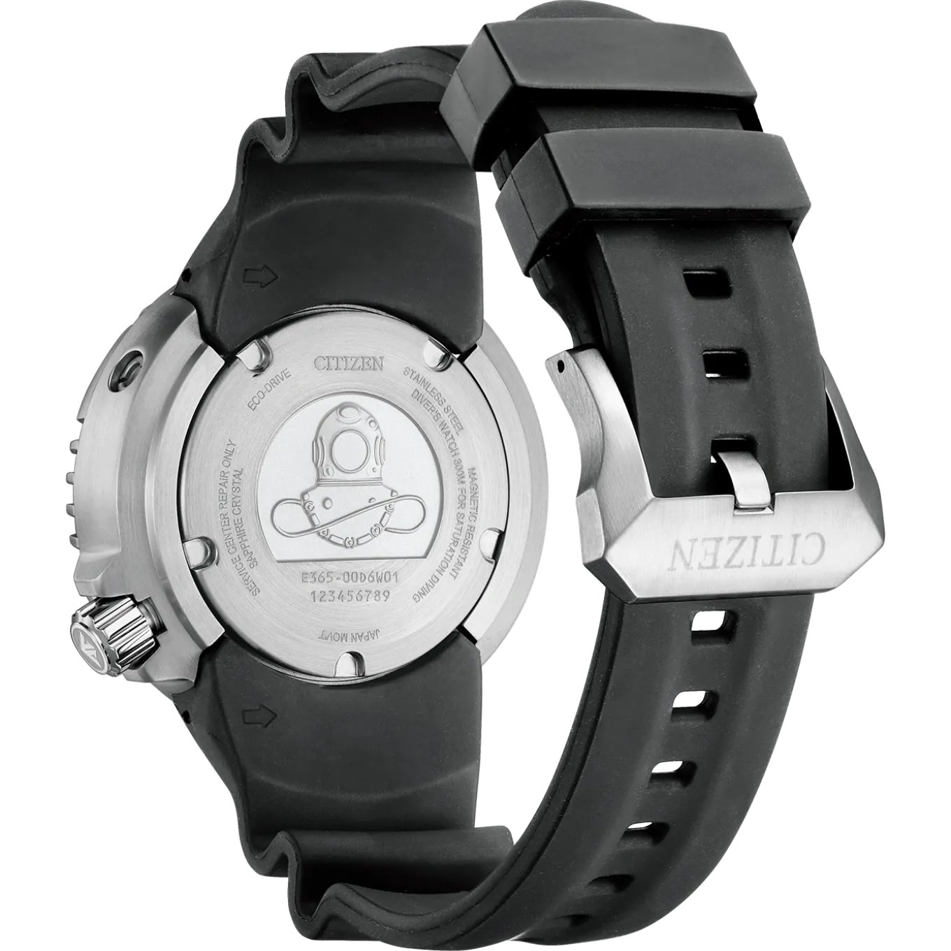 BN1024-01E Prof. Diver 300 Herren Gummiband (Urethan) | schwarz | ø 46mm