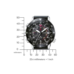 BN4044-15E                                        Promaster Altichron                                        Herren Gummiband (Urethan) | schwarz | ø 46mm