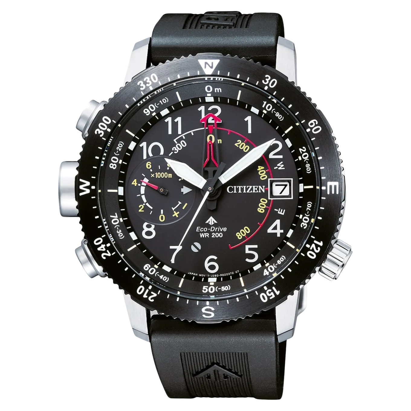 BN4044-15E Promaster Altichron Herren Gummiband (Urethan) | schwarz | ø 46mm