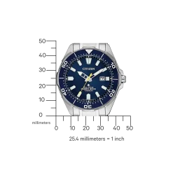 BN0201-88L               Herren Super Titanium ™ | blau | ø 44mm