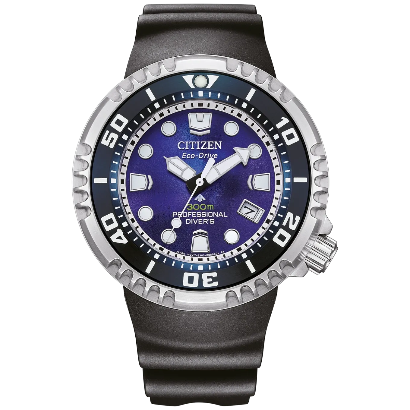 BN1025-08L Promaster Eco-Drive Diver Herren Gummiband (Urethan) | blau | ø 46mm