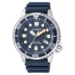 BN0151-17L Promaster Eco-Drive Diver Herren Gummiband (Urethan) | blau | ø 44mm