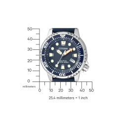 BN0151-17L Promaster Eco-Drive Diver Herren Gummiband (Urethan) | blau | ø 44mm