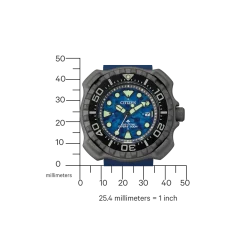 BN0227-09L                                        Promaster Eco-Drive Diver                                        Herren Gummiband (Urethan) | blau | ø 45.8mm