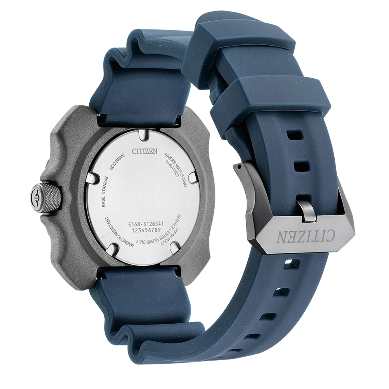 BN0227-09L Promaster Eco-Drive Diver Herren Gummiband (Urethan) | blau | ø 45.8mm