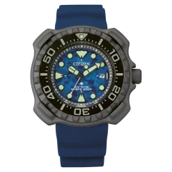 BN0227-09L Promaster Eco-Drive Diver Herren Gummiband (Urethan) | blau | ø 45.8mm
