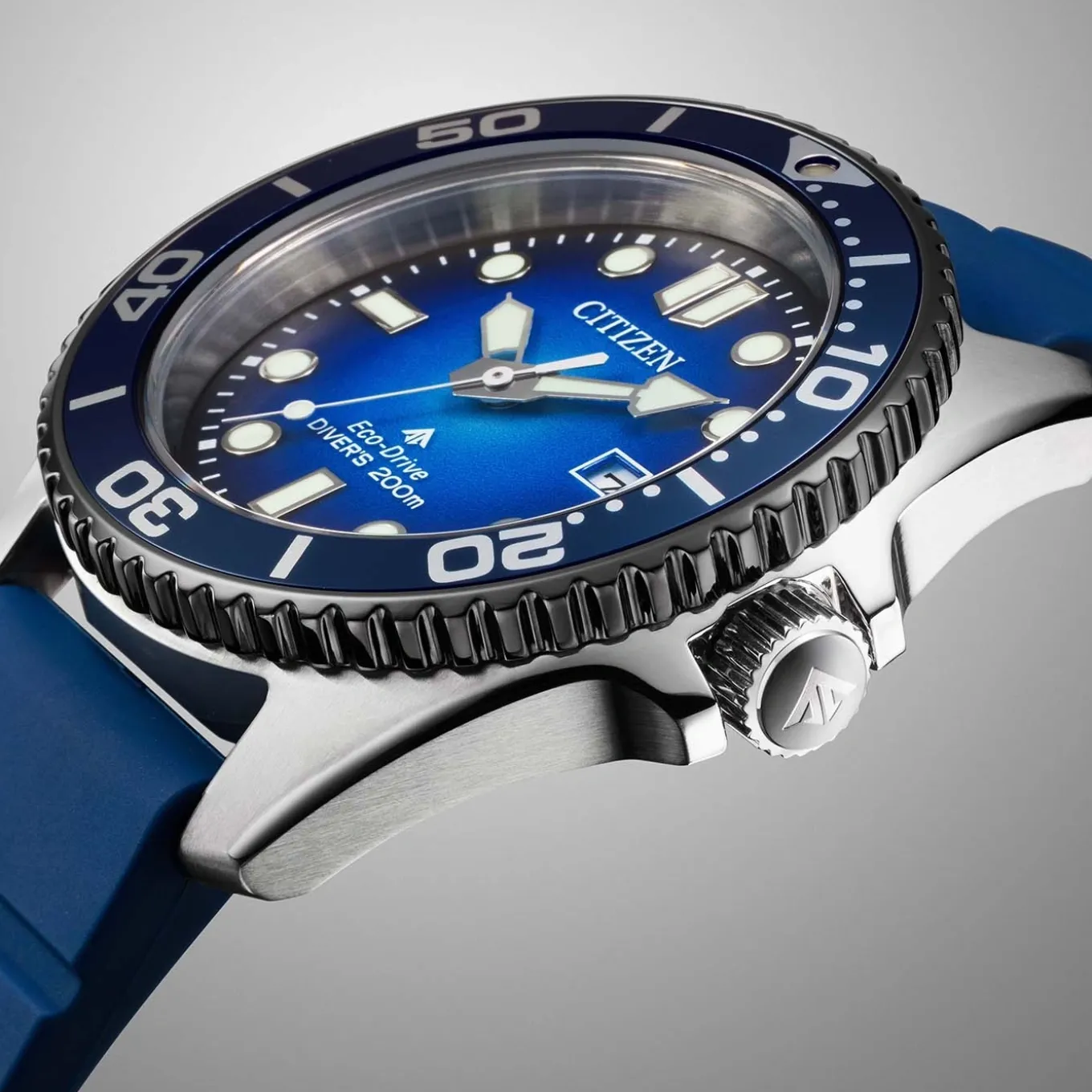 BN0267-04L Promaster Marine Herren Gummiband (Urethan) | blau | ø 40.55mm