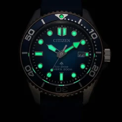 BN0267-04L Promaster Marine Herren Gummiband (Urethan) | blau | ø 40.55mm