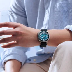 BN0167-09W                                        Blue Ocean                                        Herren Gummiband (Urethan) | blau | ø 44mm