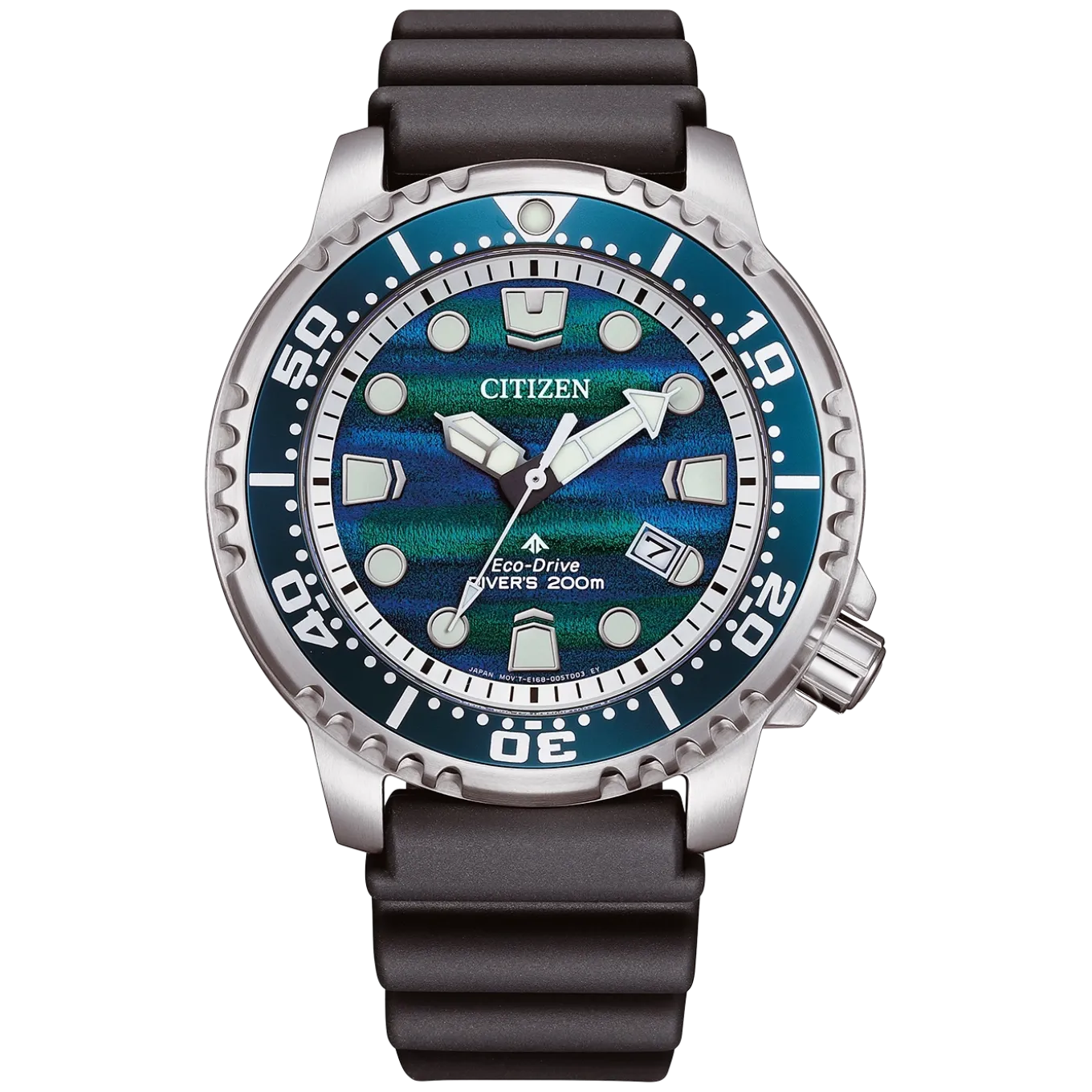 BN0167-09W Blue Ocean Herren Gummiband (Urethan) | blau | ø 44mm