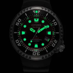 BN1024-01Z Prof. Diver 300 Herren Gummiband (Urethan) | rot | ø 46mm
