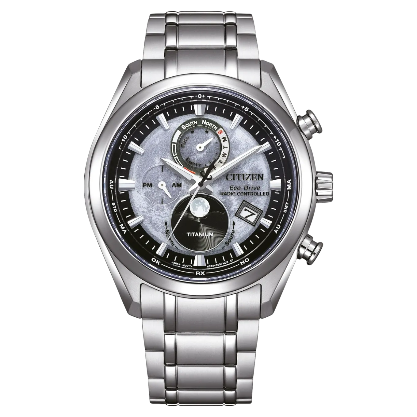BY1010-81H Tsuki-yomi Herren Super Titanium ™ | grauschwarz | ø 43mm