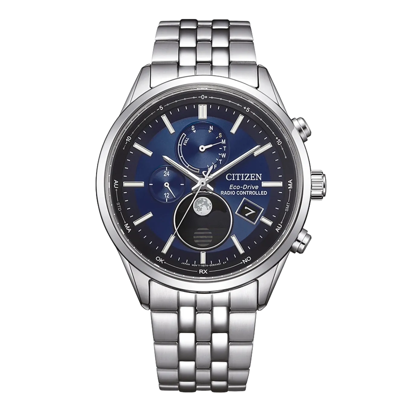 BY1030-50L Eco-Drive Herren Edelstahl | blau