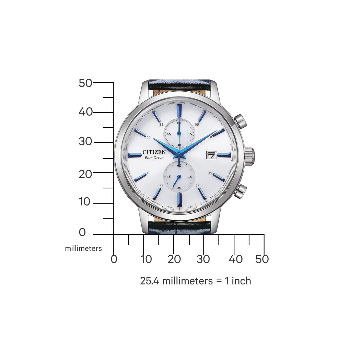 CA7069-16A Herren Leder | weiß | ø 42mm