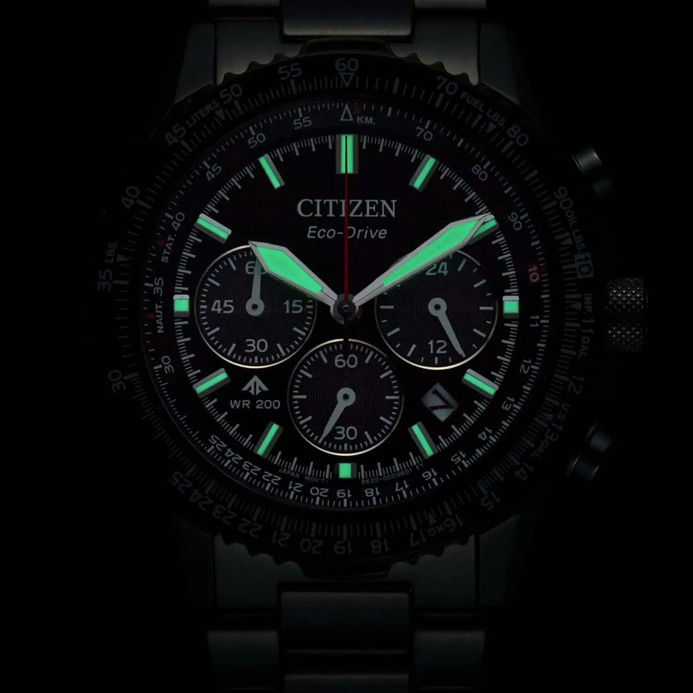 CA4664-60E Eco-Drive Herren Edelstahl | schwarz | ø 39.98mm