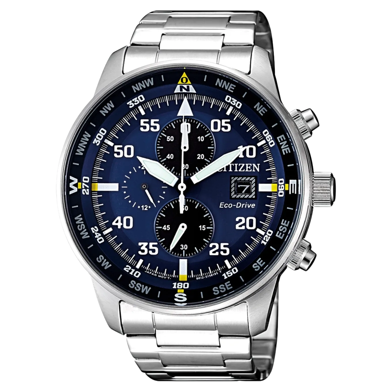 CA0690-88L Herren Edelstahl | blau | ø 44mm
