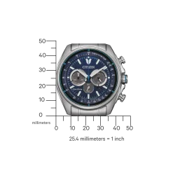 CA4560-81L               Herren Edelstahl | blau | ø 44.8mm