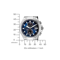 CA0700-86L               Herren Super Titanium ™ | blau | ø 43mm