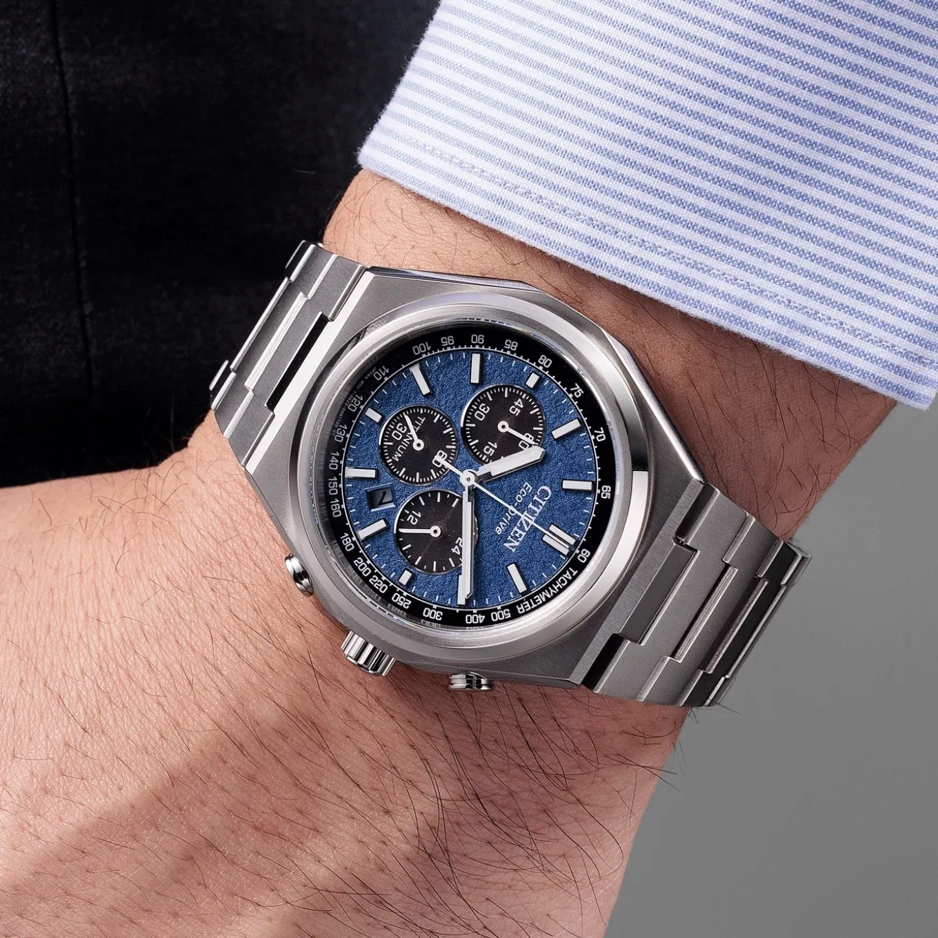 CA4610-85L Herren Super Titanium ™ | blau | ø 42.5mm