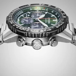CA4664-60W Promaster Eco-Drive Herren Edelstahl | grün | ø 40mm