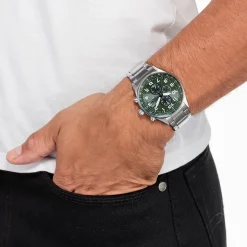 CA0770-72X               Herren Edelstahl | grün | ø 43mm