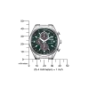 CA0459-79X               Herren Edelstahl | grün | ø 38 40mm
