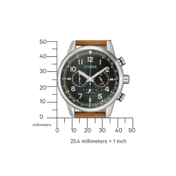 CA4420-21X Herren Leder | blaugrün | ø 43.1mm