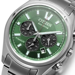 CA4750-51X               Herren Super Titanium ™ Eco-Drive grün ø 40mm