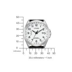 CB0250-17A               Herren Leder | weiß | ø 43mm