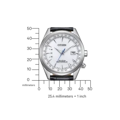 CB0270-10A Herren Leder | weiß | ø 43mm