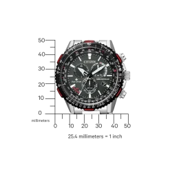 CB5001-57E Herren Edelstahl | schwarz | ø 47mm