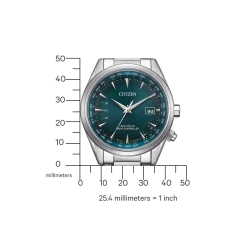 CB0270-87L               Herren Edelstahl | blau | ø 43mm