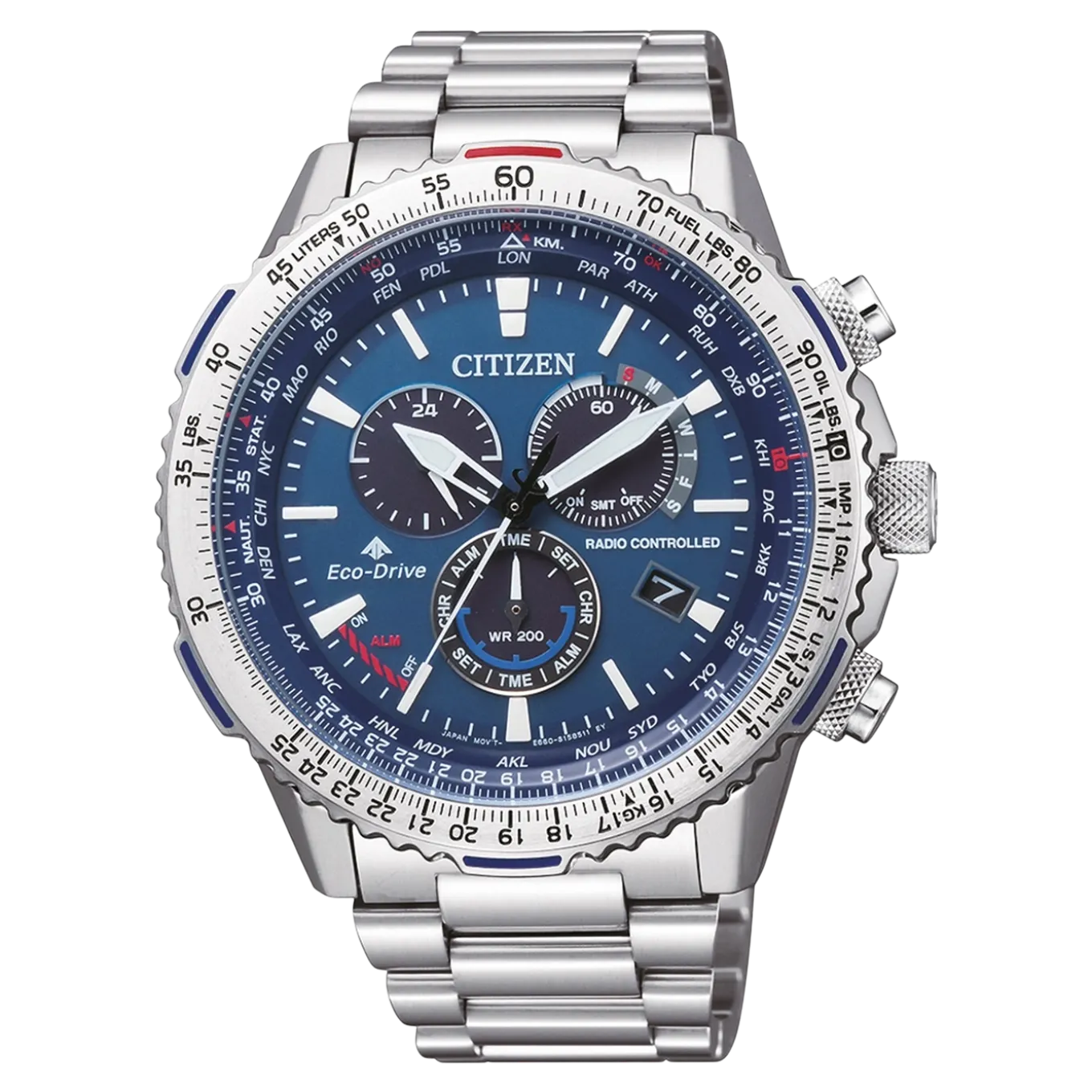 CB5000-50L Herren Edelstahl | blau | ø 47mm