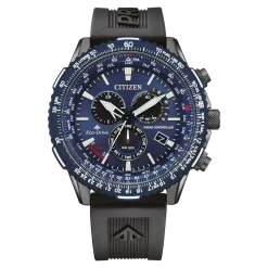 CB5006-02L               Herren Gummiband (Urethan) | blau | ø 45.9mm