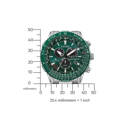 CB5004-59W               Herren Edelstahl | grün | ø 45.9mm