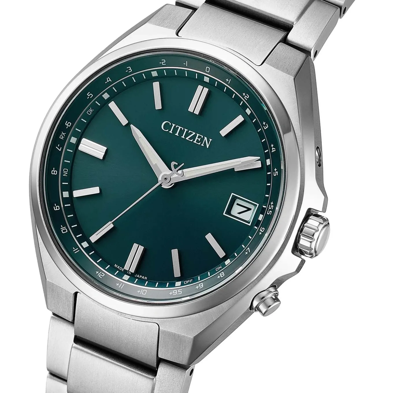 CB1160-55W Radio Controlled Herren Super Titanium ™ | grün | ø 37.5mm