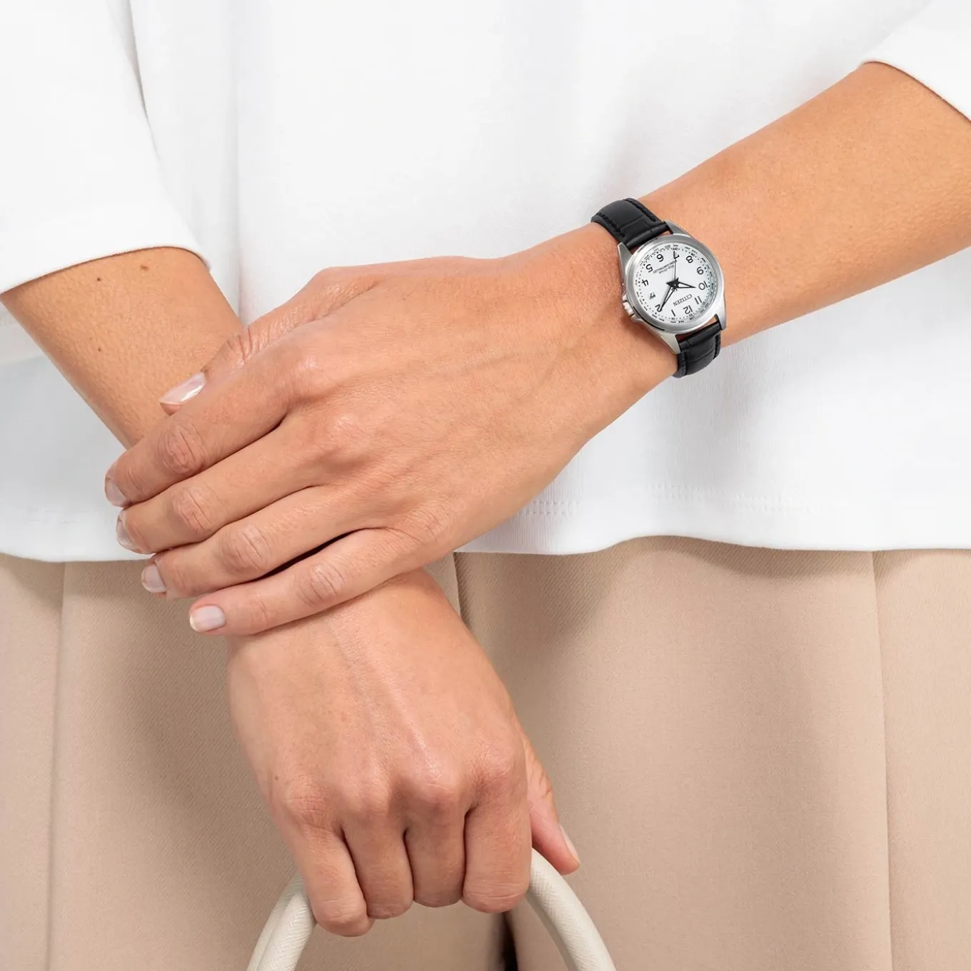 EC1180-14A Damen Leder | weiß | ø 29mm