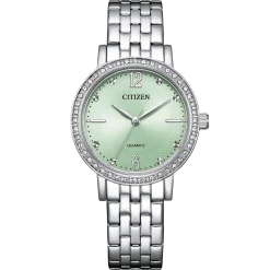 EL3100-55X               Damen Edelstahl | grün | ø 31mm