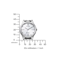 EM0500-73A               Damen Edelstahl | weiß | ø 32mm