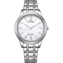 EM0411-71A Damen Edelstahl | weiß | ø 34mm