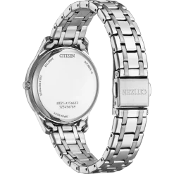 EM0411-71A               Damen Edelstahl | weiß | ø 34mm