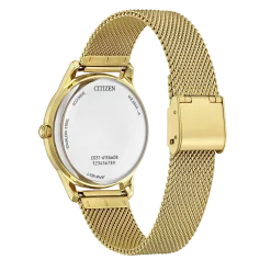 EM1222-87A                                        Eco-Drive                                        Damen Edelstahl | weiß | ø 34mm