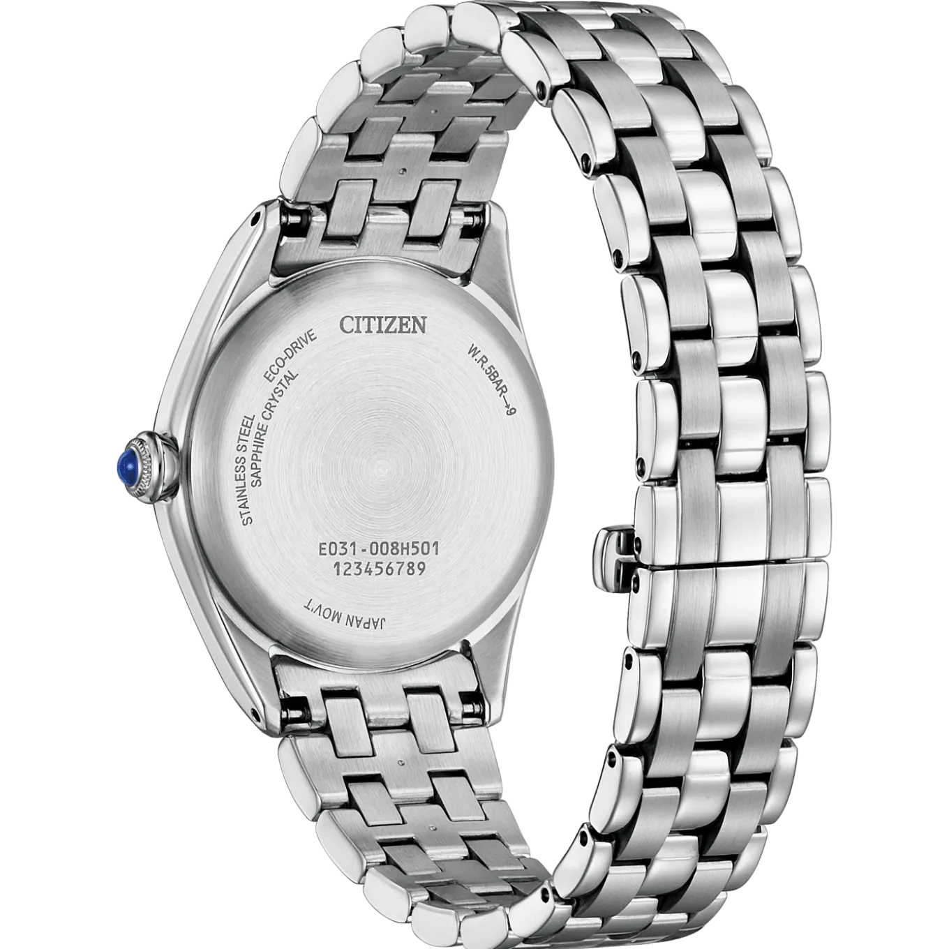 EM1140-80D Citizen L Damen Edelstahl | perlmutt weiß | ø 33mm