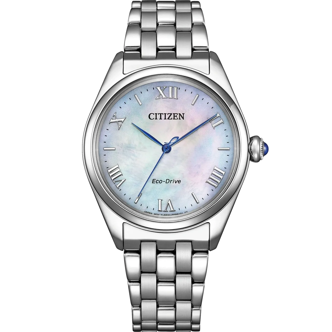 EM1140-80D Citizen L Damen Edelstahl | perlmutt weiß | ø 33mm