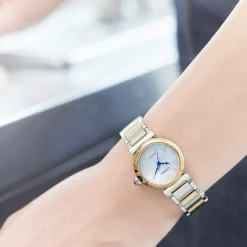 EM1136-87D Citizen L Damen Edelstahl | perlmutt weiß | ø 26mm