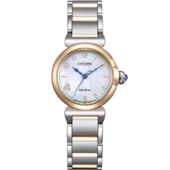 EM1136-87D Citizen L Damen Edelstahl | perlmutt weiß | ø 26mm