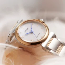 EM1136-87D Citizen L Damen Edelstahl | perlmutt weiß | ø 26mm