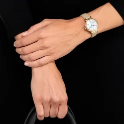EM1073-18D               Damen Apfel Material | perlmutt weiß | ø 29mm