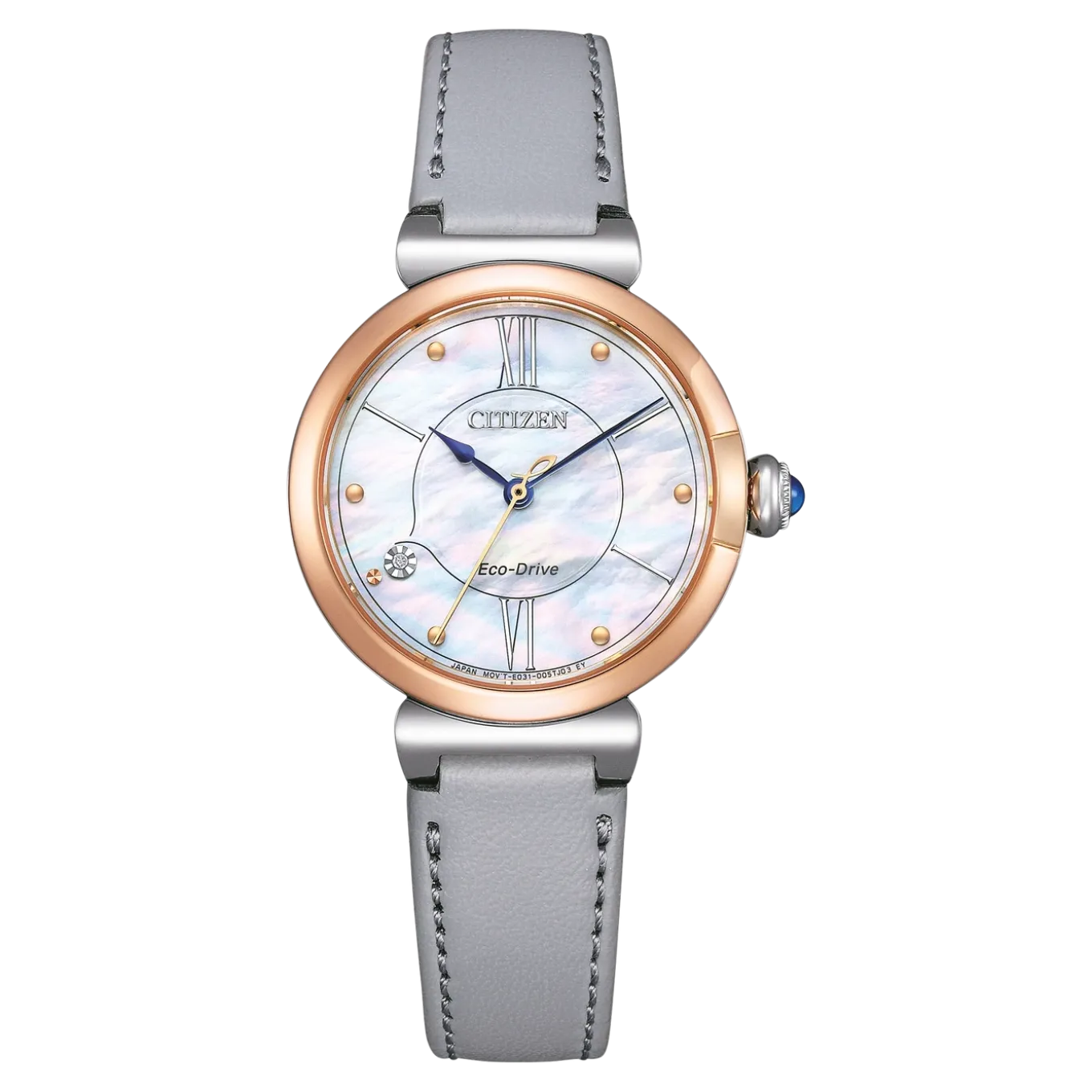 EM1074-15D Damen Synthetisches Material | perlmutt weiß | ø 29mm